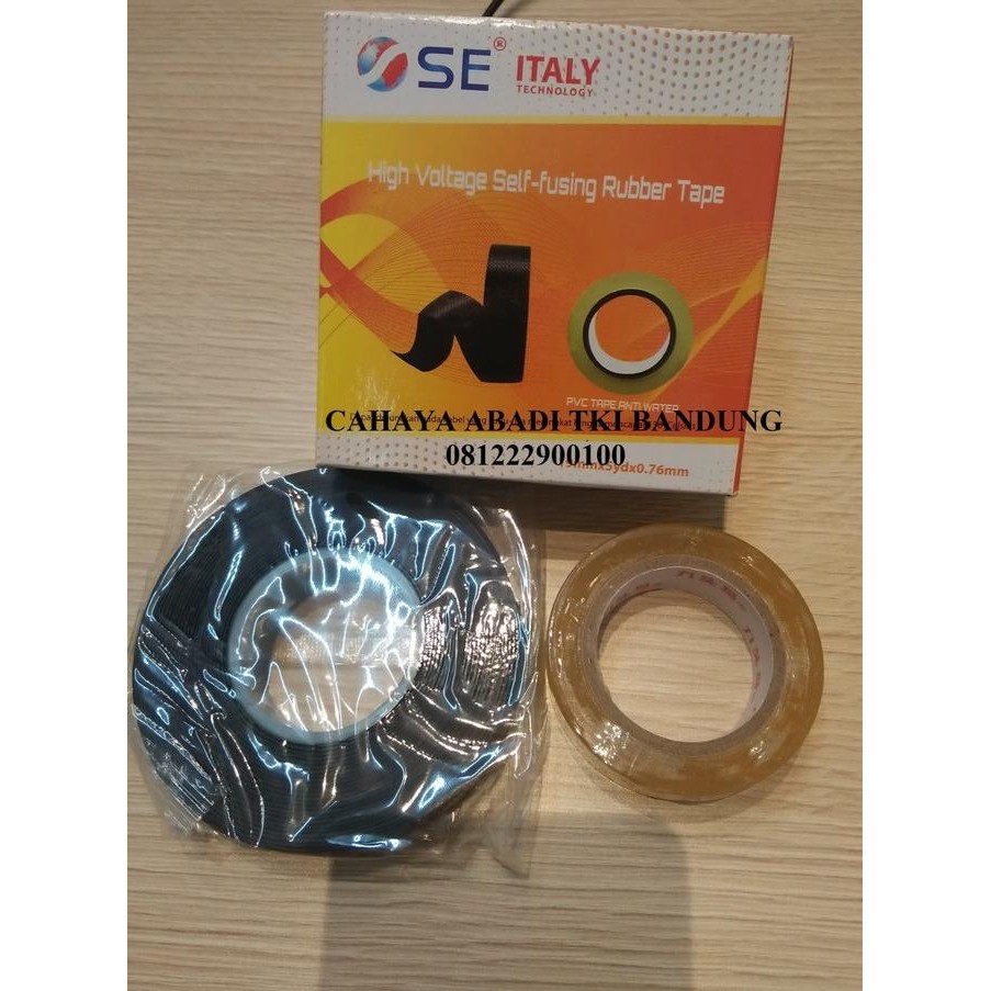 

Sale Isolasi Listrik Rubber Tape Waterproof / Isolasi Kabel / Isolasi Sible
