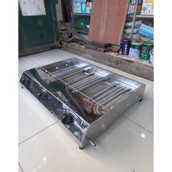 elen kompor gas kue balok 3 tungku tanpa cetakan