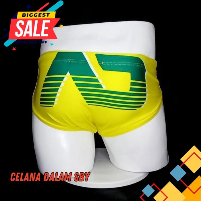 PANT CELANA RENANG ADDICTED MEN SWIMWEAR SWIM PANT CELANA RENANG PRIA YELLOW ADSY TERJAMIN BEST