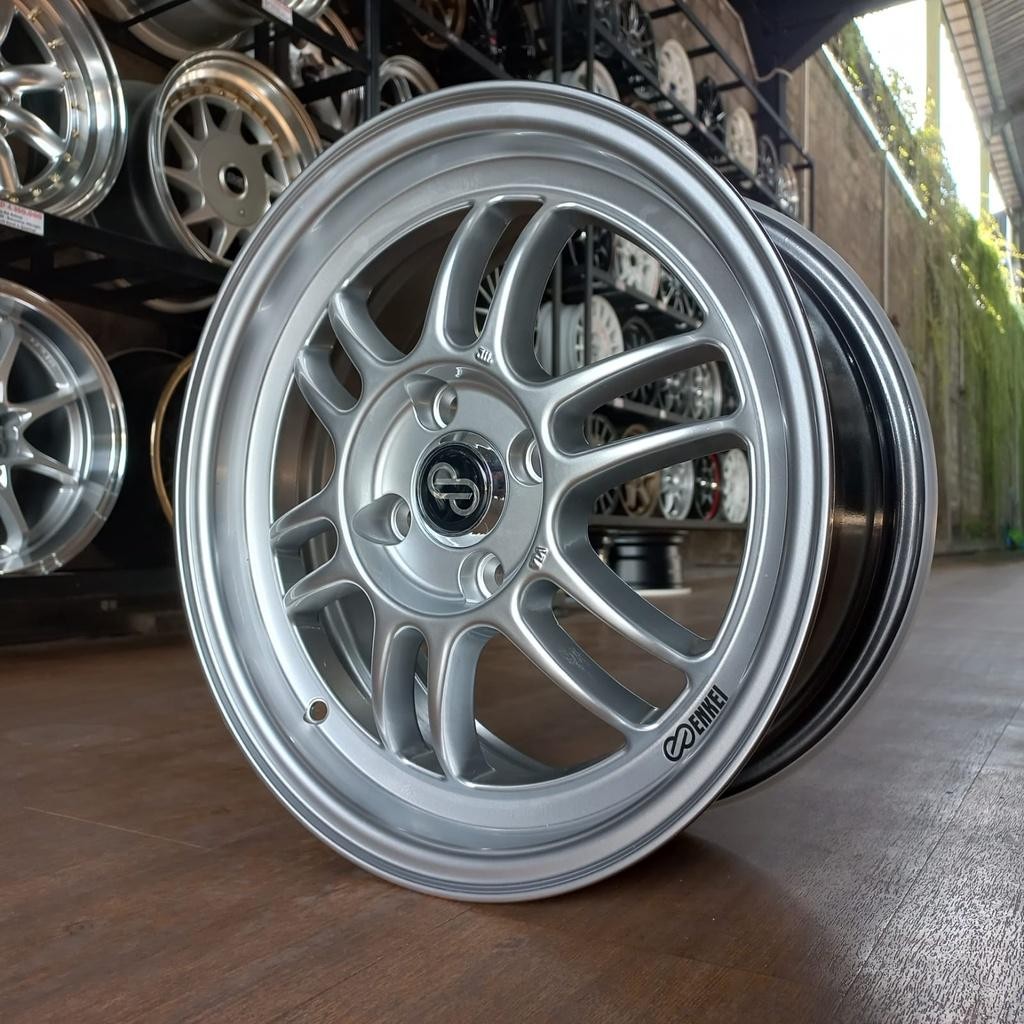 Velg Jdm Enkei Rpf-1 Ring 15 Velg Mobil Racing Brio Sigra Sirion Calya Agya Mobilio Vios Yaris