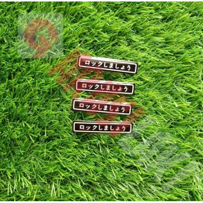 

Sale Sticker Ayo Kunci Resin