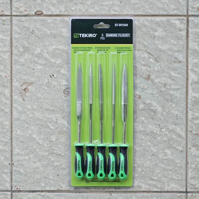Diamond Files Set 5 Pcs Tekiro / kikir intan diamond set tekiro / kikir diamond / KIKIR INTAN TEKIRO