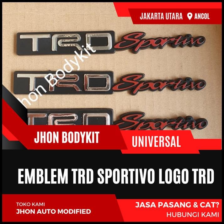 BEST DEAL EMBLEM TRD SPORTIVO LOGO TRD SPORTIVO EMBLEM LOGO TRD 