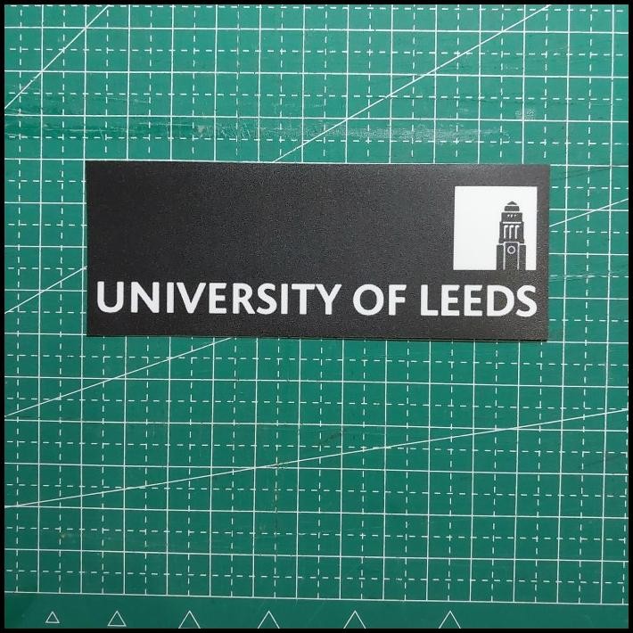 

HOT DEAL STICKER KAMPUS UNIVERSITY OF LEEDS HITAM !!!!!