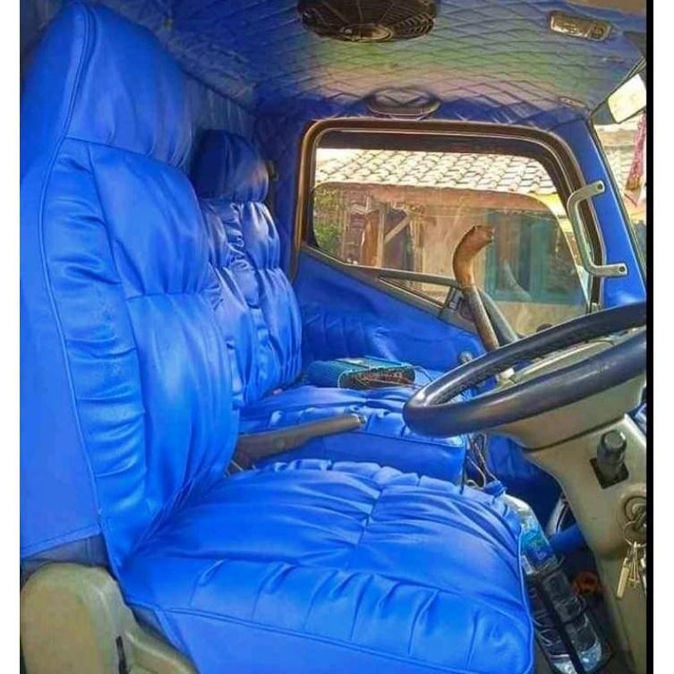 Cover Jok/Sarung Jok Mobil Truck Canter Motif Sofa Full