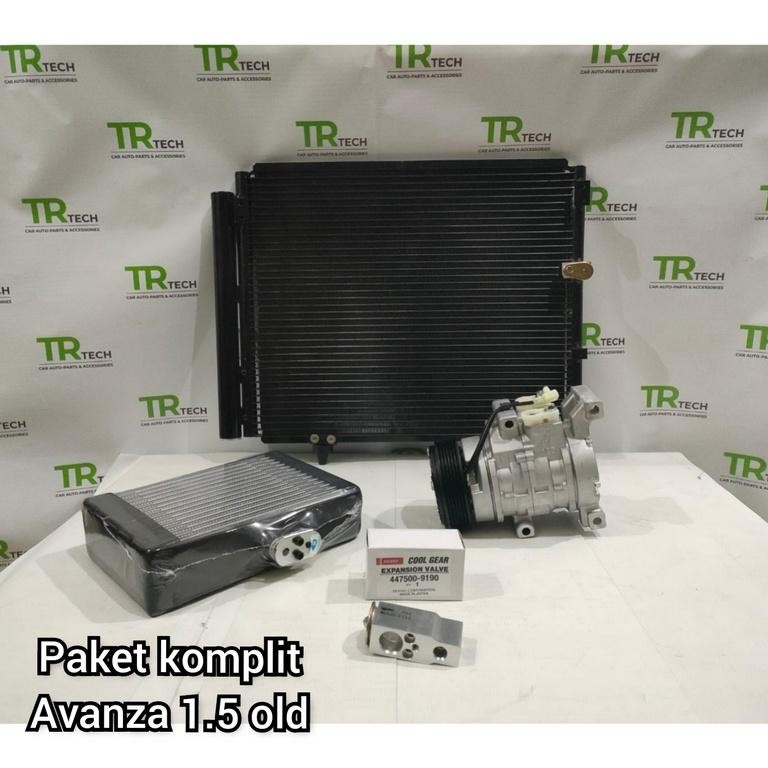 Paket Komplit Ac Mobil Avanza Old 1.5 Kondensor Evap Exp Kompresor
