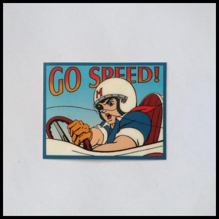 

TERMURAH STICKER VINTAGE RETRO 90S CARTOON AND COMICS SPEED RACER GO SPEED !!!!!