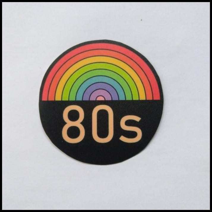 

GRATIS ONGKIR STICKER VINTAGE RETRO 80S IN RAINBOW COLORS !!!!!