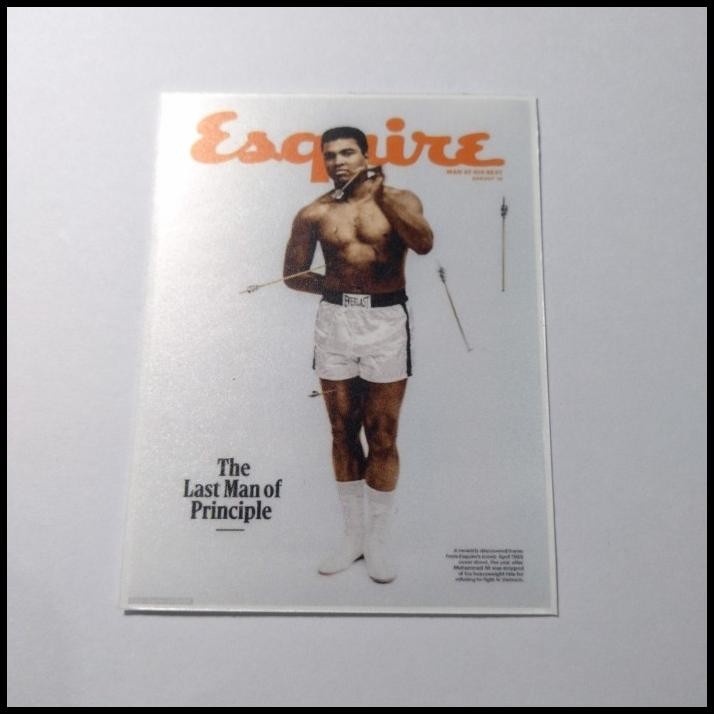 

GRATIS ONGKIR STICKER COVER MAJALAH ESQUIRE MUHAMMAD ALI EDITION !
