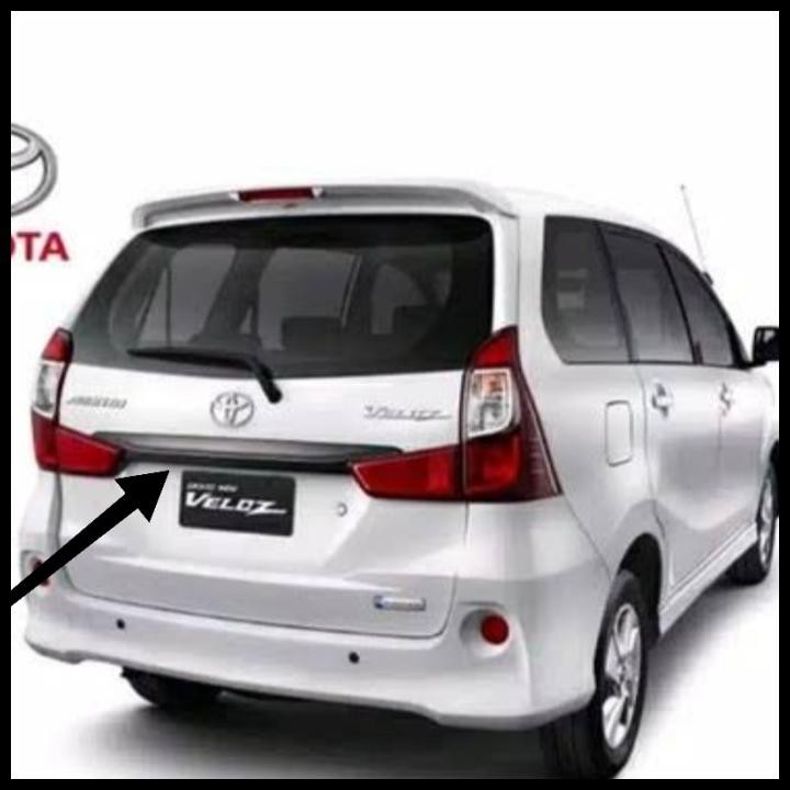HOT DEAL LIST TRUNKLID LIS BAGASI BLACK CHROME AVANZA VELOZ 2016-2018 ORIGINAL 