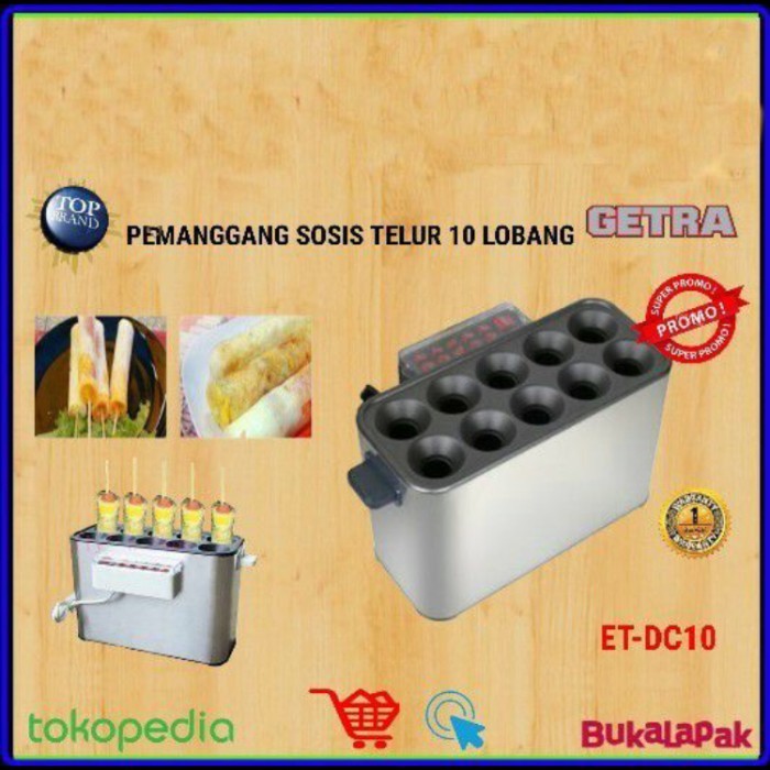 TERLARIS getra pemanggang sosis telur