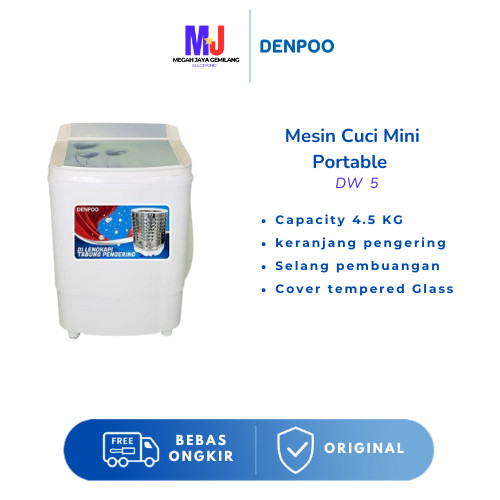 Mesin Cuci Portable Mini 4,5 KG - DW 5