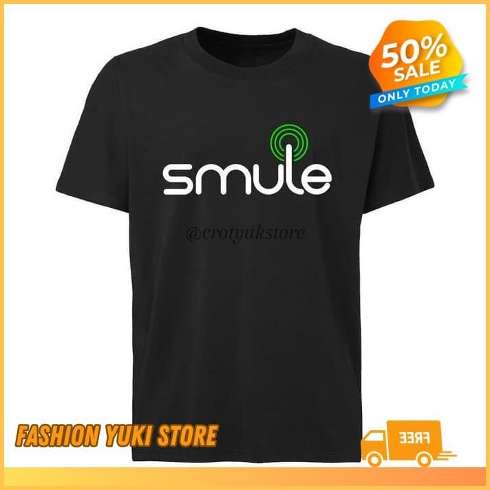 KAOS TSHIRT BAJU COMBED 30 DISTRO SMULE KARAOKE NYANYI POLOS CUSTOM COVER LAGU  INDONESIA PRIA WANIT