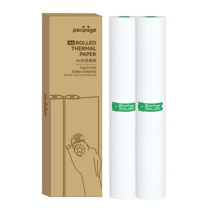 

sale! kertas thermal peripage a4 roll printer quick dry long storage