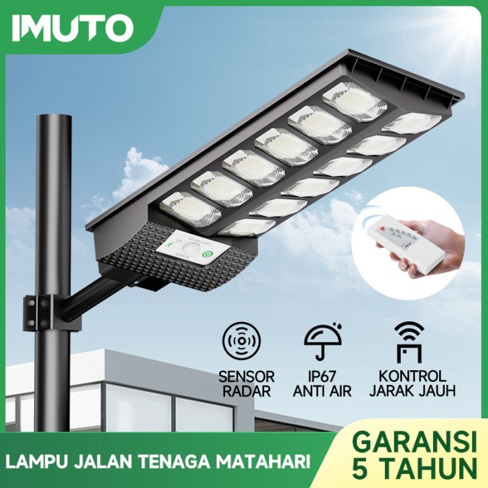 LAMPU SOLAR TENAGA SURYA LAMPU JALAN SOLAR CELL LAMPU DEPAN RUMAH LED