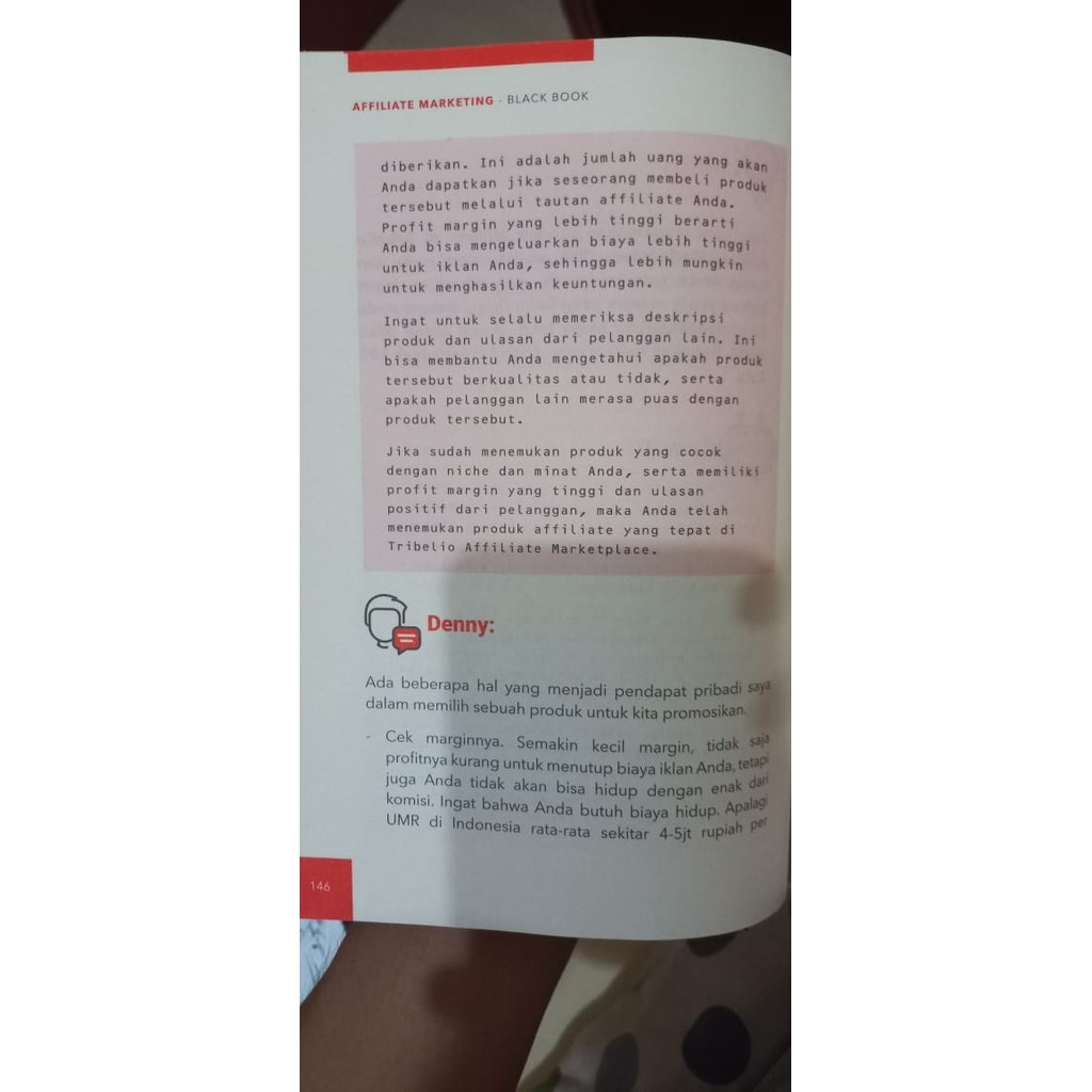 BUKU BISNIS AFFILIATE MARKETING BLACK BOOK DENNY SANTOSO ORIGINAL