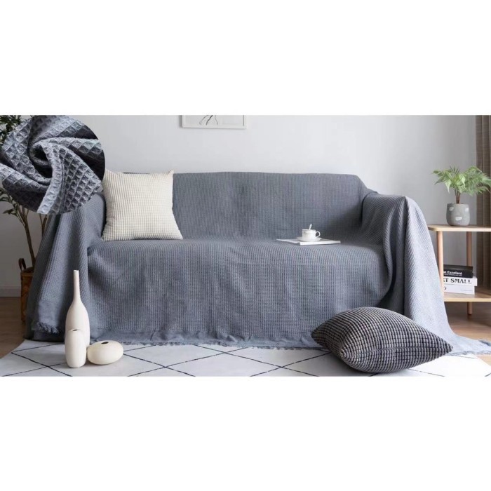 COVER SOFA SARUNG SOFA THROW BLANKET SELIMUT SOFA NORDIC BLANKET