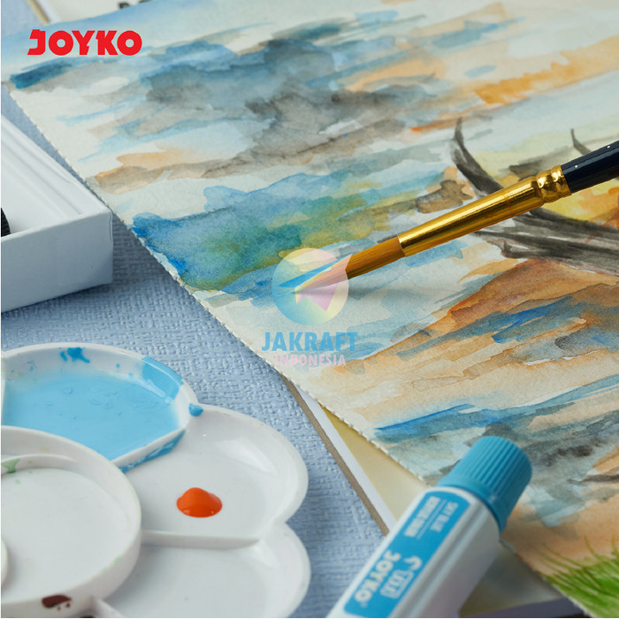 

Kertas Kanvas Lukis A4 Joyko Pad-2000 Watercolor Acrylic Paper Tebal 300 Gsm Segala Jenis Cat Air