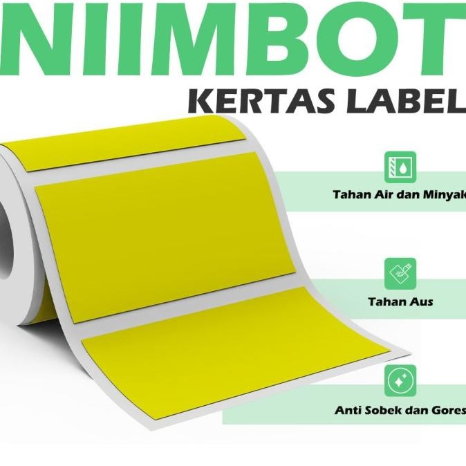 

sale! kertas label khusus niimbot b3s, tahan air dan gores, cetak bare dan pola dengan teknologi thermal