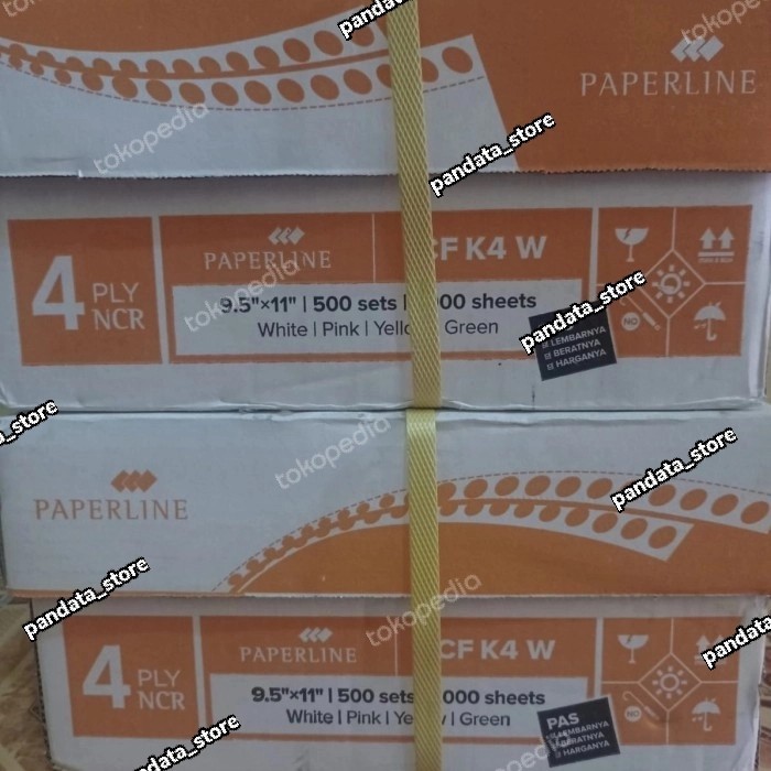 

kertas continuous form 4 ply 9,5x11 paperline/sinar dunia murah
