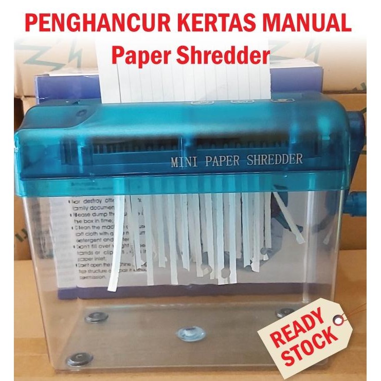 

sale! penghancur kertas manual paper shredder
