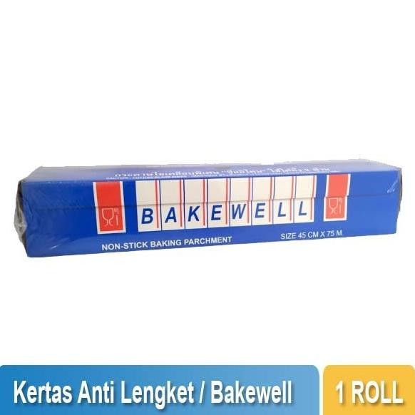 

sale! terinex - bakewell - 45cm x 75m 1 roll / kertas kue anti lengket