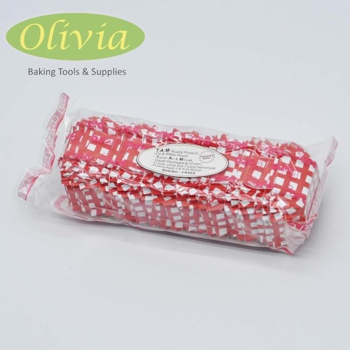 

sale! alas/kertas kue mini/mini cake case laminated kotak 11.5cm fora 50pcs