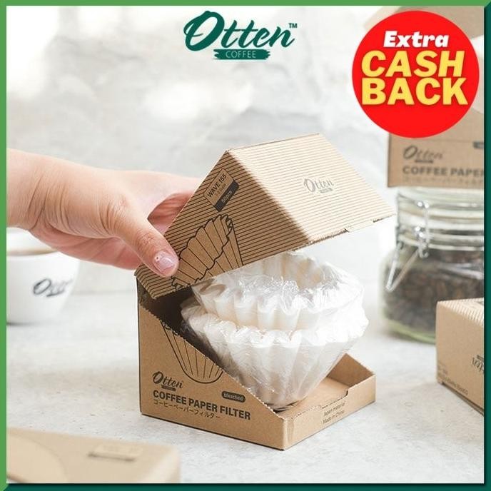 

sale! otten - kertas saringan kopi filter wave 155 (50lbr) - paper coffee