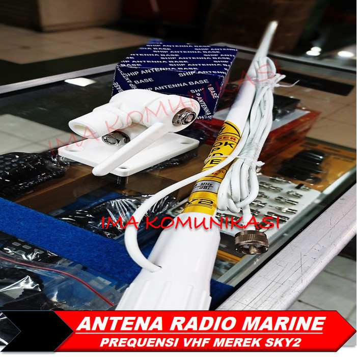 ANTENA RADIO MARINE VHF MERK SKY2 ANTENA KAPAL