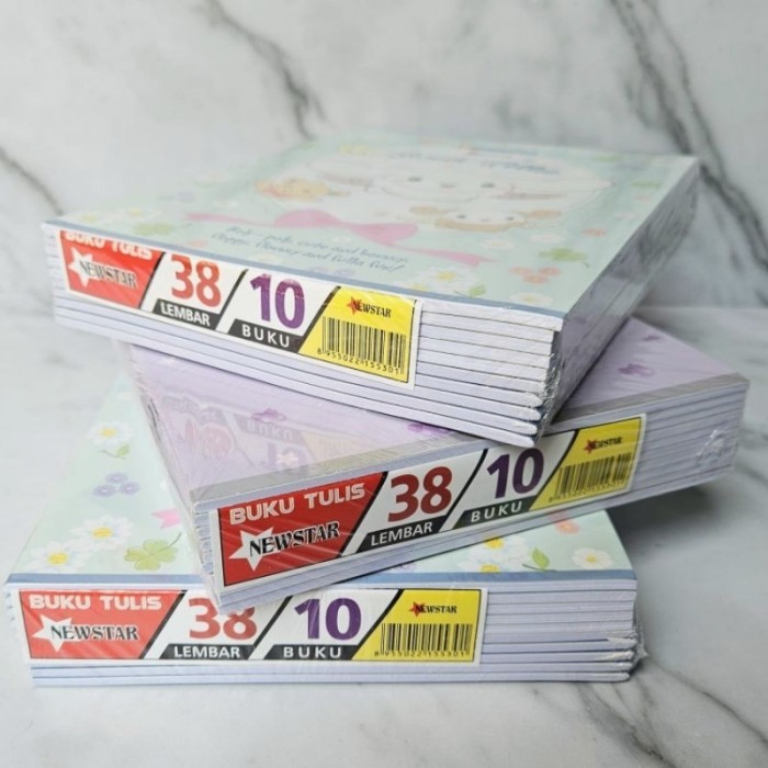 

Buku Tulis Newstar 38 Lembar Karakter Lucu Kuromi Cinnamorol Isi 10