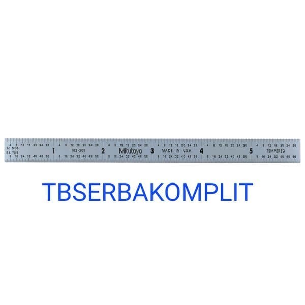 

TERBARU! Penggaris Mitutoyo 15cm 182-205 Stainless Steel Full Flexible Rulers