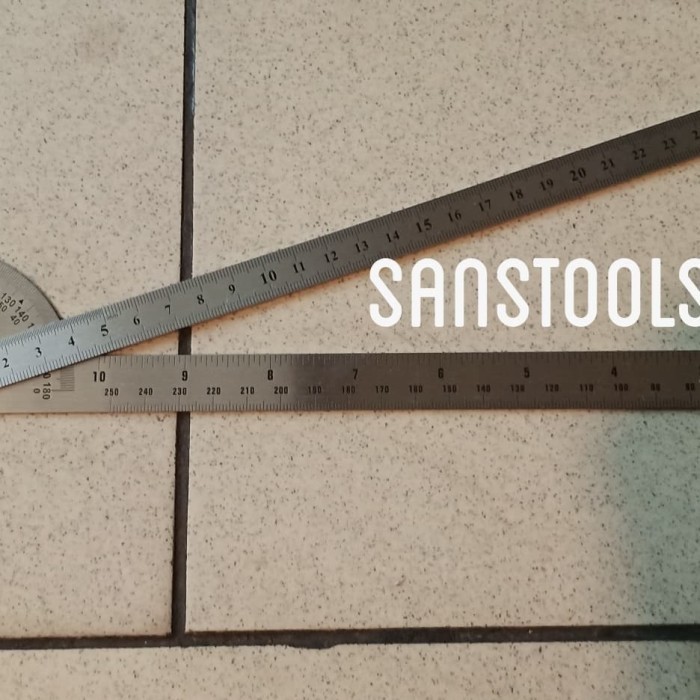 

TERLARIS! mistar penggaris busur derajat protractor 12" panjang 30cm 300mm