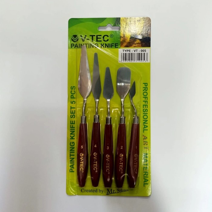 

PROMO! V TEC PAINTING KNIVES SET 5