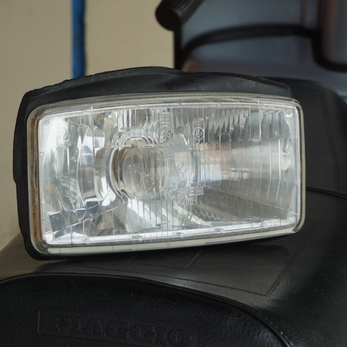 ] Reflektor Headlamp Kaca Lampu Depan Vespa Excel Set Fitting Original NOS SIEM Italy