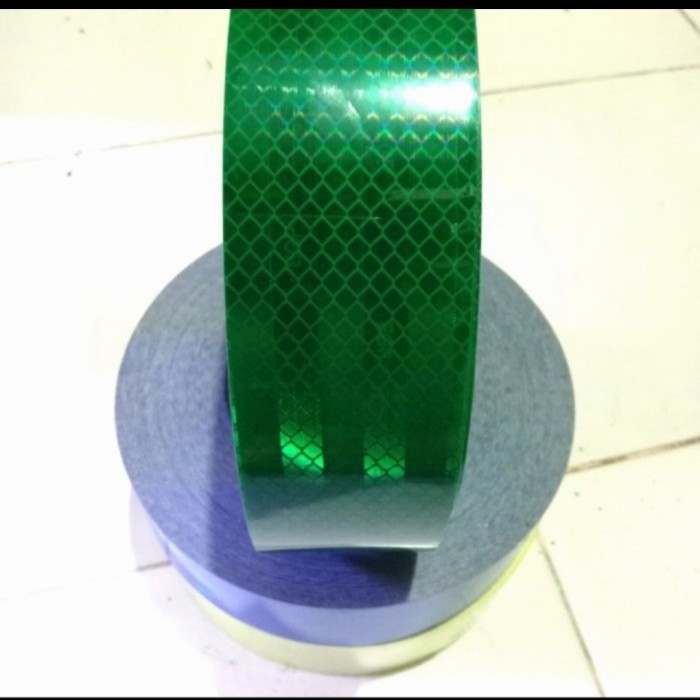 

Stiker 3M EGP reflektor pemantul cahaya Hijau/green 1in x 45mtr