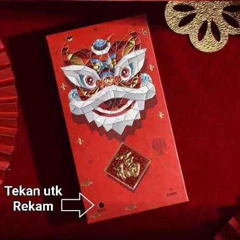 

NEW 2025 Angpao Rekam Suara Angpao Barongsai Imlek Angpau Sincia Tebal Premium Amplop Ampau Orang Tua Besar Premium Grosir P52A