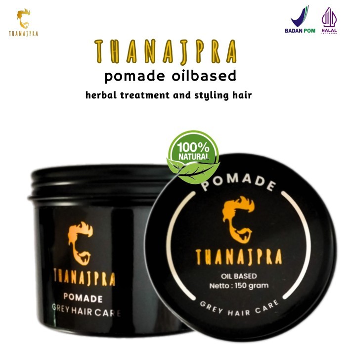 Penghilang dan penghitam rambut serum anti uban Najpra pomade oilbased