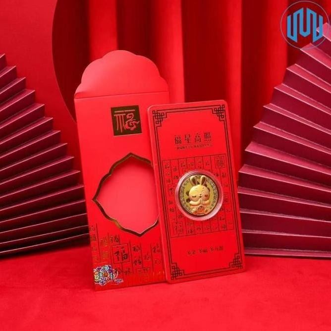 

Angpao Imlek Angpau Koin Emas Kelinci Rabbit Gold Coin Tahun 2023 P52A