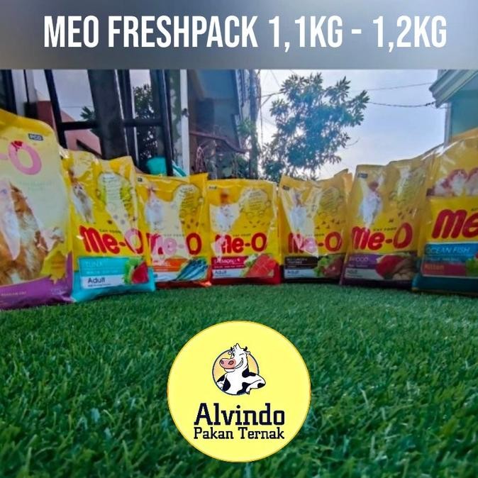 MEO FRESHPACK 1,2KG/PERSIAN KITTEN/TUNA/SALMON/CHICKEN/SEAFOOD/BEEF TERLARIS