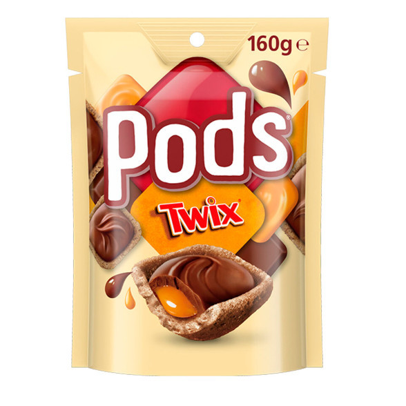 

Pods Twix Chocolate Snack & Share Party Bag 160g Australia