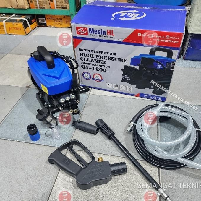 QL-1200 MESIN STEAM CUCI MOBIL MOTOR JET CLEANER AC H&L QL - 1200