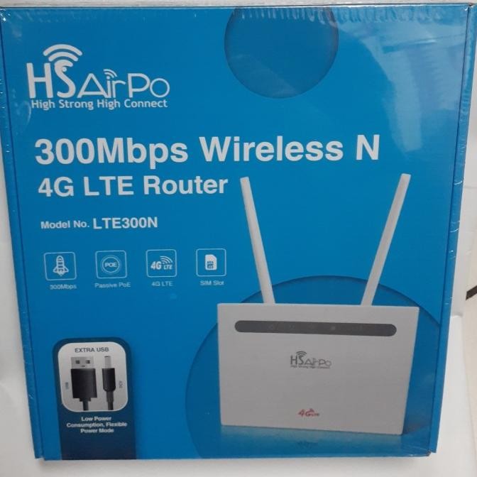 HSAIRPO LTE300N 4G LTE AND WIRELESS 300MBPS SimCard