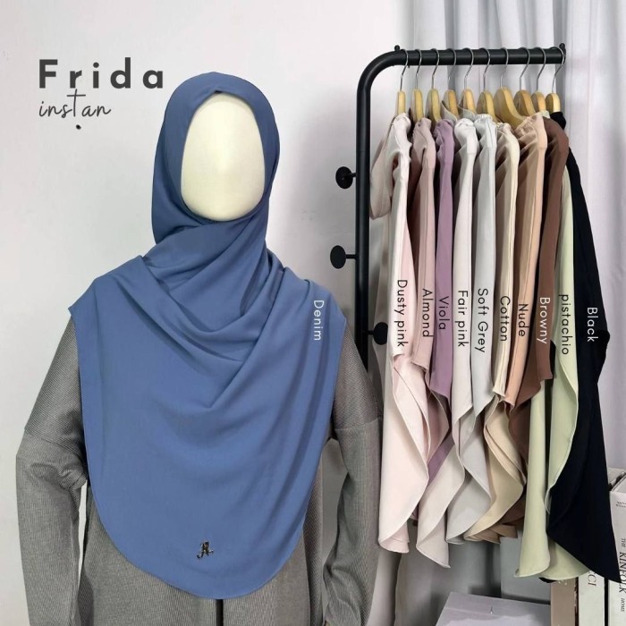 Albata Hijab - Frida Instan Seamless Fiber - Hijab Instan