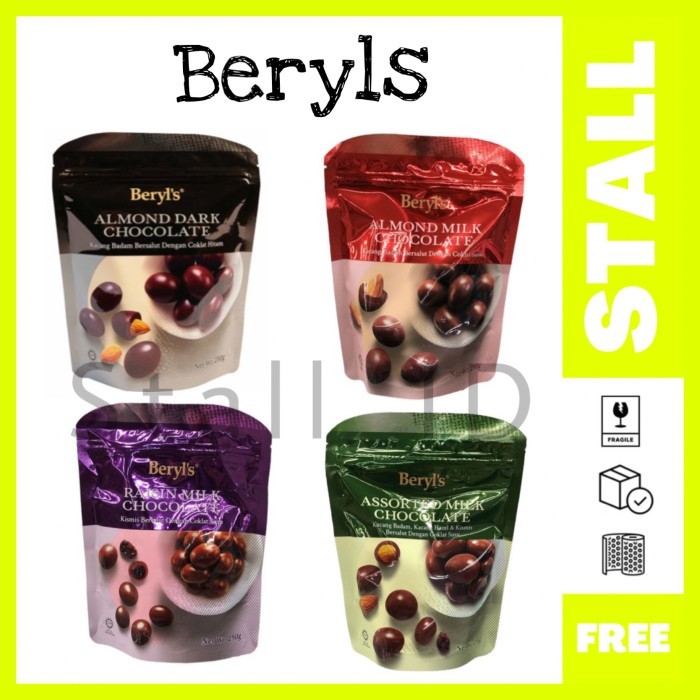 

Coklat Beryls 250gr Almond Chocolate