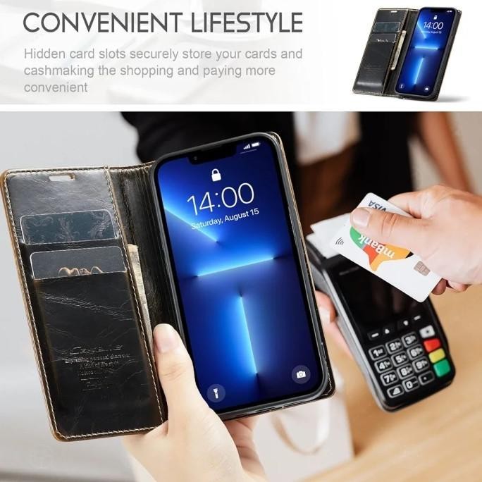 Promo Iphone 8 / 8+ Plus / Se 3 2022 Leather Case Magnet Horse Premium Flip Cover Magnetic Casing Do