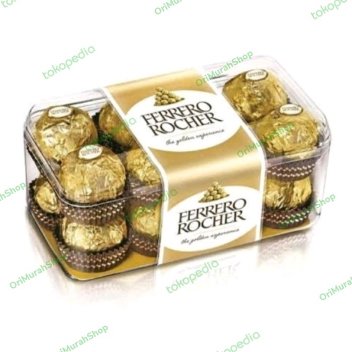 

Coklat Ferrero Rocher Isi 16 Cokelat Ferero T16 200gr Chocolate Import