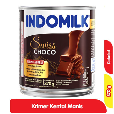 

Indomilk Krimer Kental Manis Swiss Choco 370 g