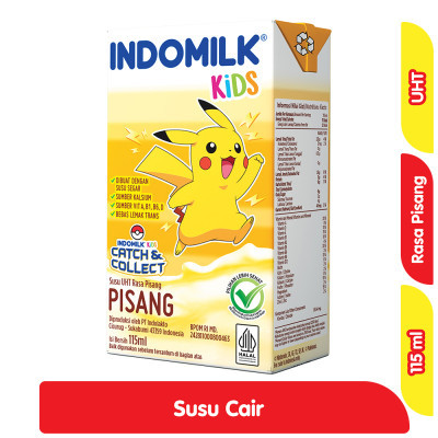 

Indomilk Kids Susu UHT Rasa Pisang 115 ml