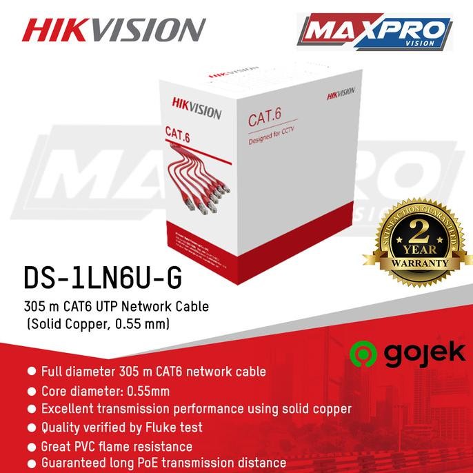 DS-1LN6U-G - KABEL UTP CAT 6 HIKVISION