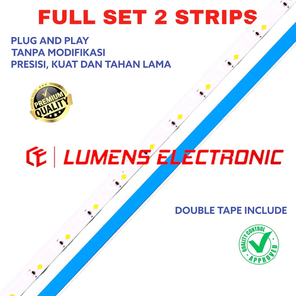 BACKLIGHT TV LED SAMSUNG 49 INC UA 49K5100 UA49K5100 UA-49K5100 49K 5100 LAMPU BL MODEL SMD LIDI